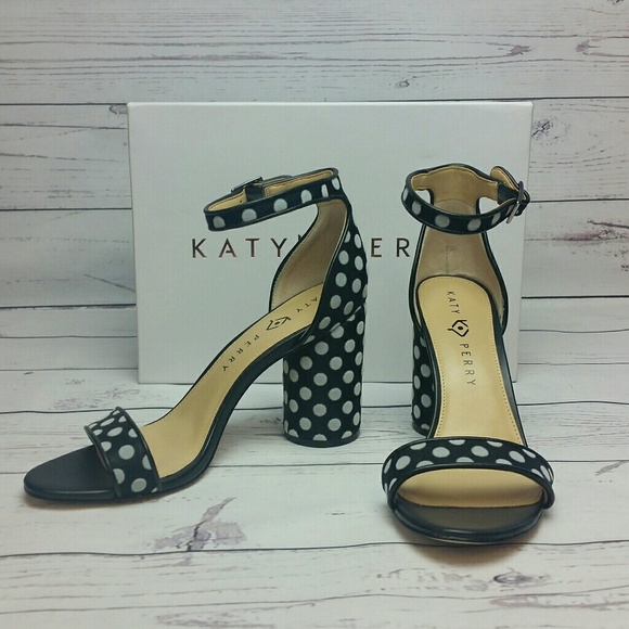 Katy Perry Collections Shoes - Katy Perry The Clara Heeled Sandals Polka Dot 9.5M